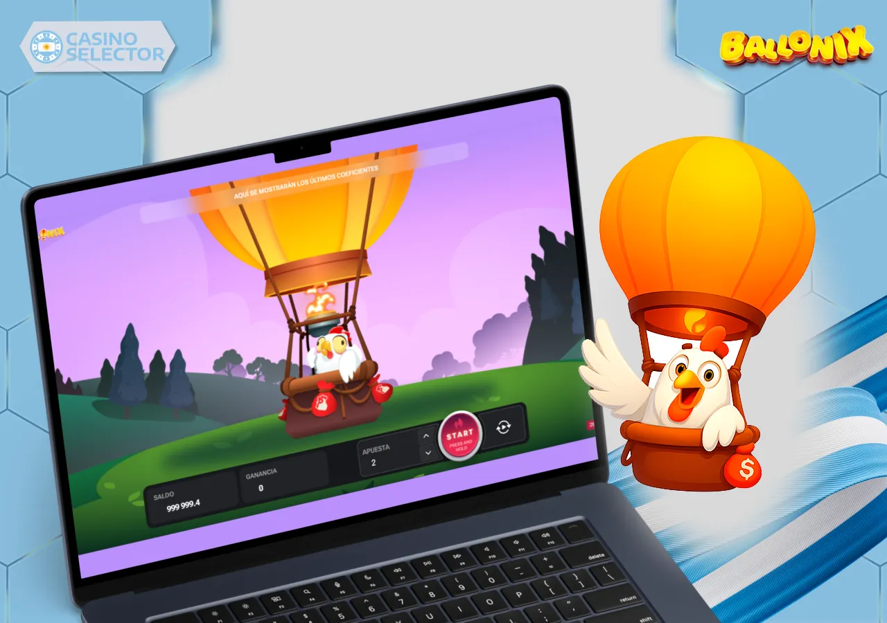 Introducción al juego Ballonix con descripción de la mecánica y características del juego.